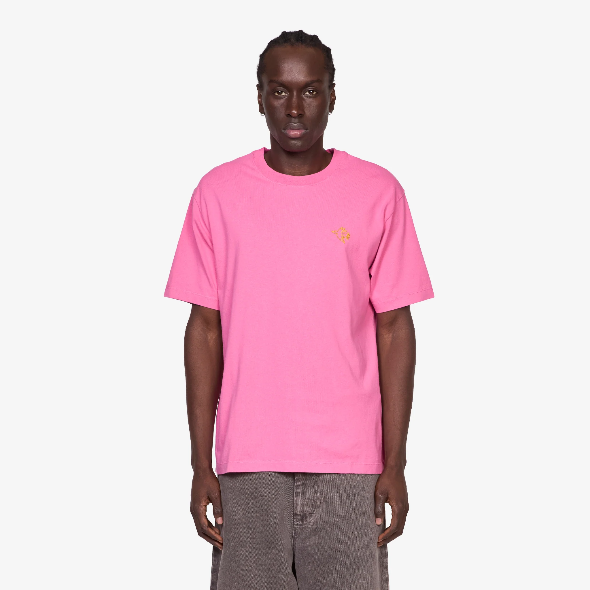 Yarn Bird T-Shirt Pink