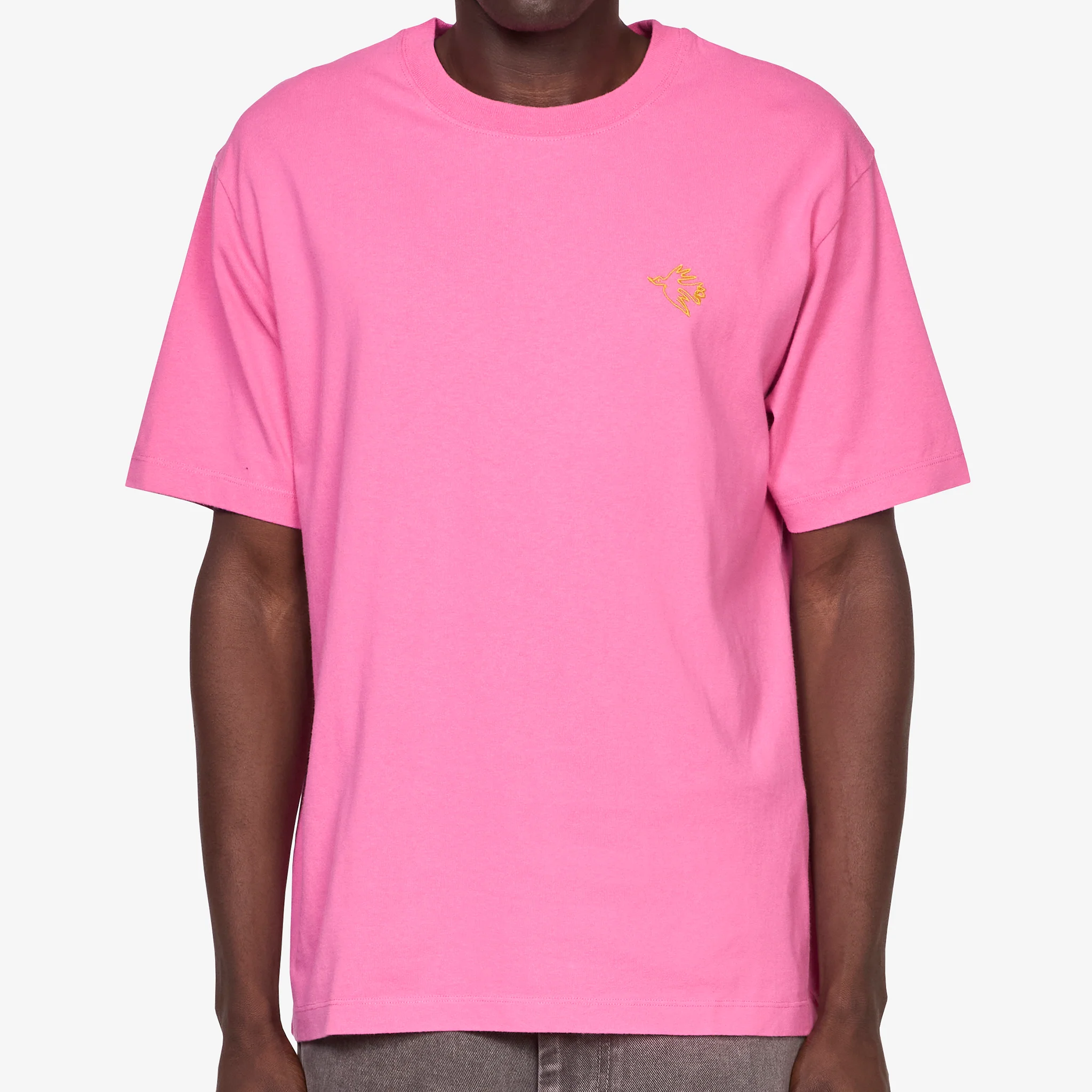 Yarn Bird T-Shirt Pink - Image 3